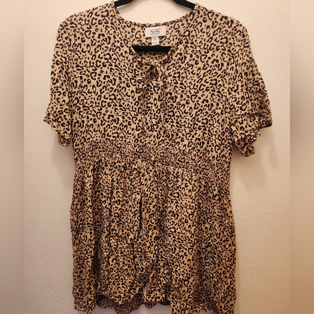 Myra Bag Leopard Print Top Size XL